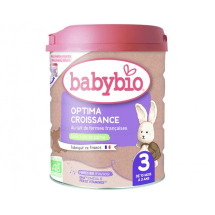 Croissance Optima 3 Babybio - 800 g - Dès 10 mois